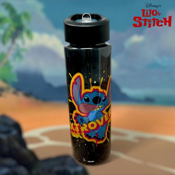 Disney Lilo & Stitch Extrovert Stitch 24oz Water Bottle - Picture 1 of 3